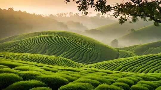 高山云雾茶园绿茶