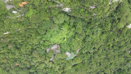 航拍广西柳州马鞍山公园