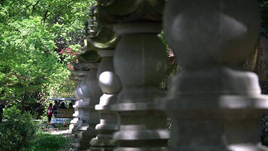 天台山国清寺禅院建筑视频