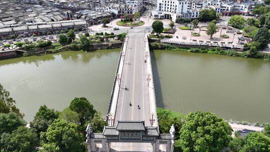 航拍福建泰宁县城城市建设