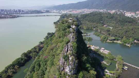 广东肇庆七星山5A景区星湖航拍