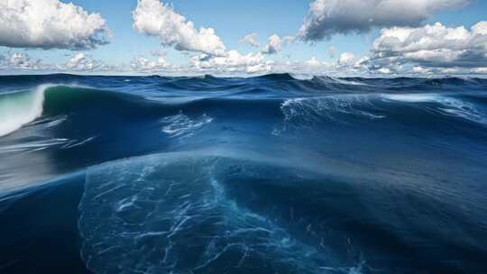 【4K】海浪升格大海浪花滔天巨浪