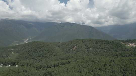 四川冕宁县彝海同盟纪念馆航拍