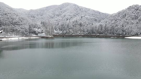 庐山大雪航拍4K