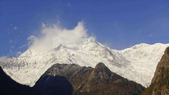 云南玉龙雪山延时