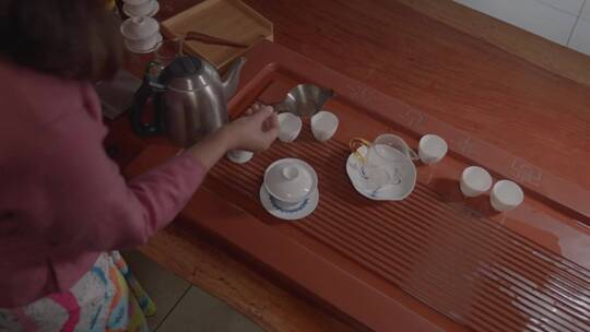 普洱茶 茶厂茶艺视频素材模板下载