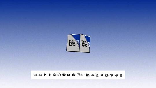 动感炫酷文本logo展示片场AE模板AE视频素材教程下载