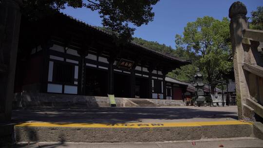 嘉兴柯岩风景区普照寺风景视频