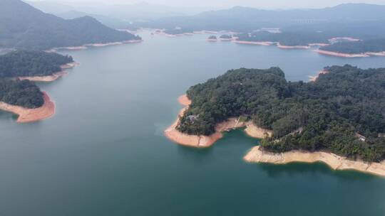 广州市从化流溪河水库自然风光航拍