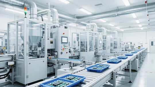 工厂生产线工业制造场景