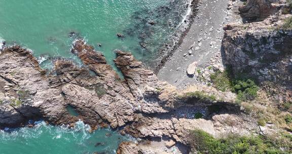 香港西贡区咸田湾航拍