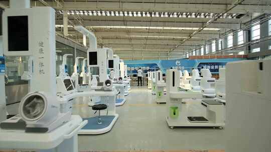 健康一体机生产车间内部展示