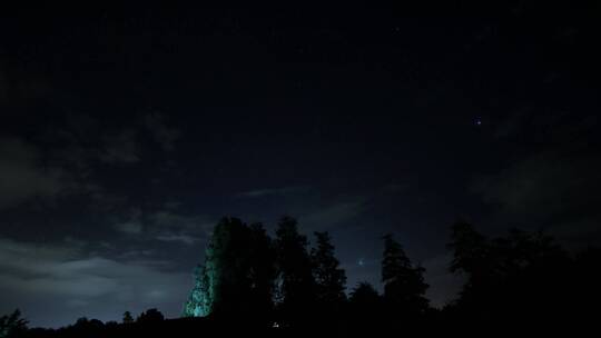乌云遮月-夜晚月亮视频素材模板下载