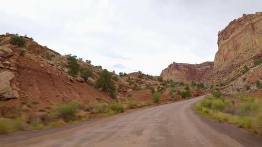 驾驶，犹他州，美国，公路旅行