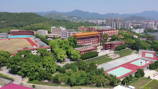 福建省泉州市洛江区马甲镇仰恩大学航拍校园