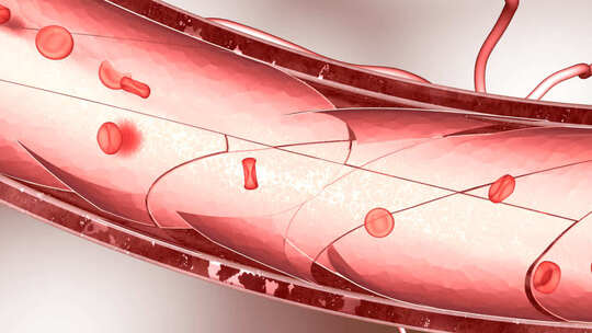 三维人体 血管 血栓 形成血栓 血管堵塞
