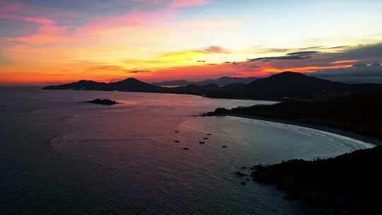 广东阳江海陵岛旅游风光航拍