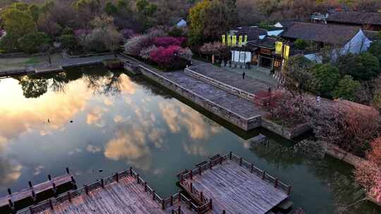 西溪湿地洪园航拍