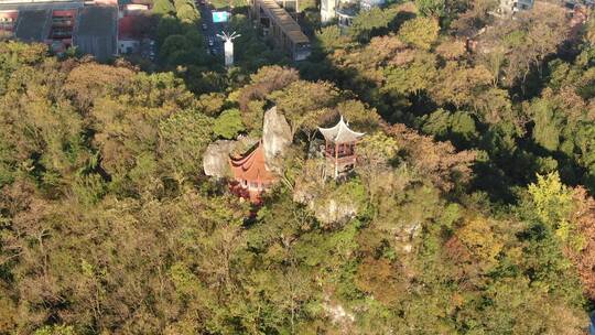 贵州贵阳花溪国家湿地公园航拍