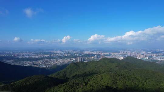 航拍深圳坪山风光G