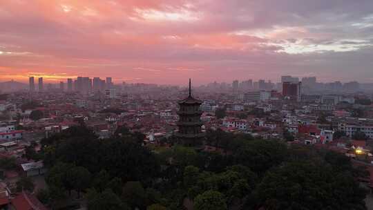 福建泉州开元寺古城城市宣传片航拍