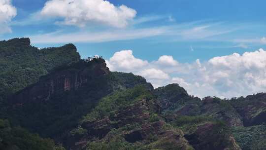 航拍中国福建武夷山美丽风景