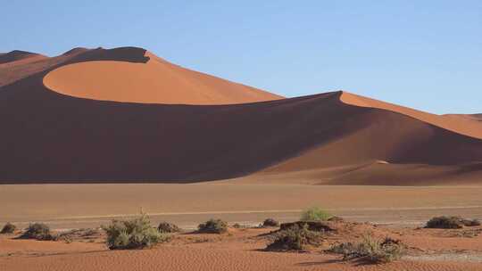 撒哈拉沙漠无人区荒漠黄昏荒凉戈壁