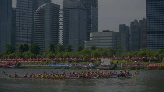 龙舟比赛队伍龙舟端午节