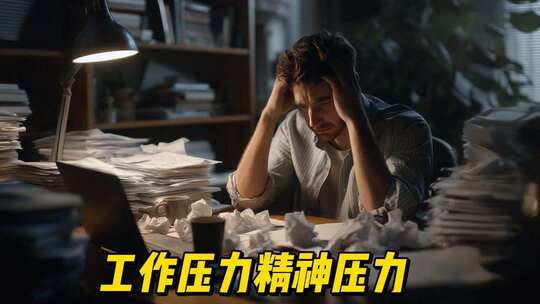 工作压力心理压力情绪崩溃