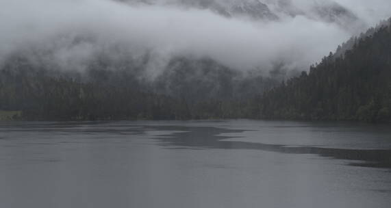 山间清晨迷雾