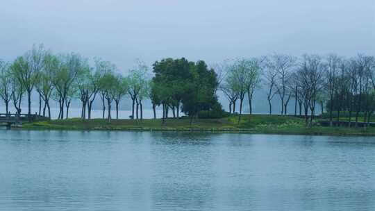 杭州萧山湘湖景区春天