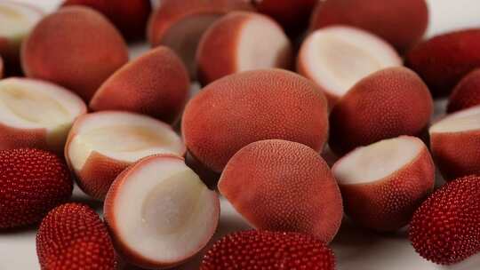 新鲜杨梅特写素材