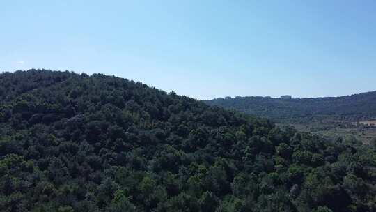 武汉洪山区吹笛景区航拍