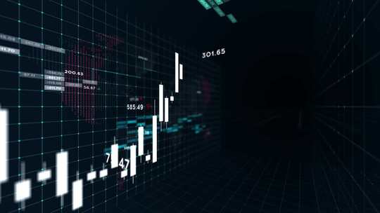 金融股市经济走势数据分析视频