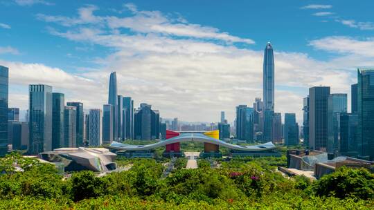 深圳城市中心高楼大厦CBD