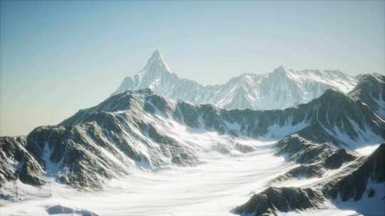 山脉 雪山 高山 山峰