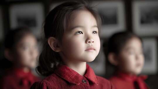 时代少年儿童展望未来希望