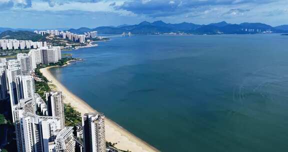 惠州小径湾海滨沙滩航拍0221_D