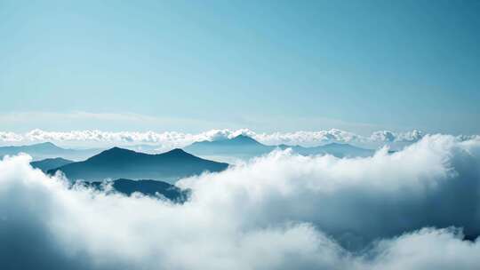 极简抽象山丘风景