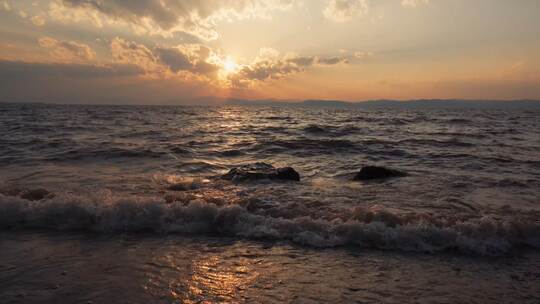 海上日落