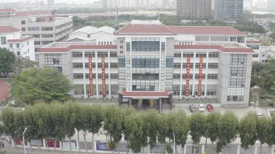 厦门市思明区国贸协和双语高级中学校园航拍