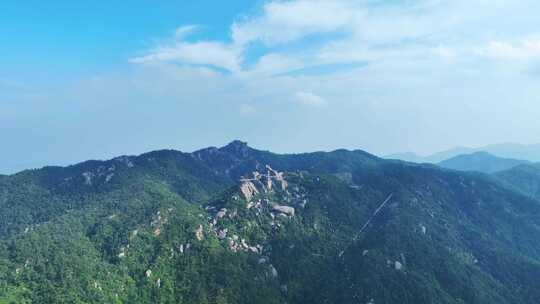 安庆巨石山 巨石山 巨石山航拍 安庆旅游