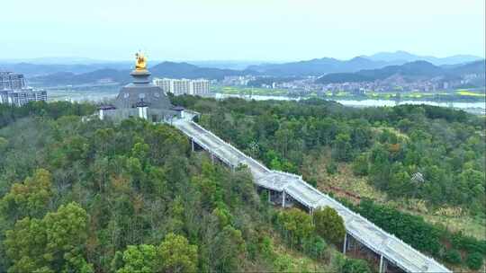 宜春城市地标航拍素材