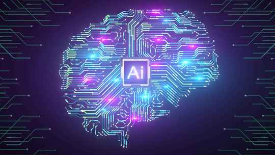 人工智能大脑网络Ai线路电路技术数据互联