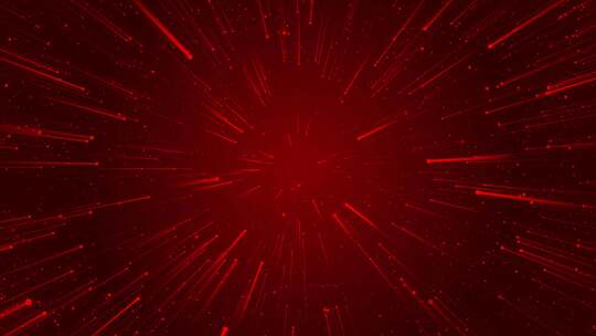 红色粒子聚集 粒子光线 红色背景