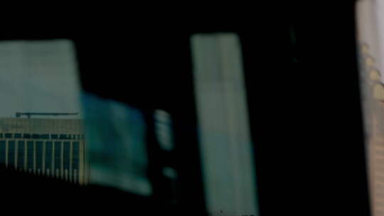 模糊城市建筑画面