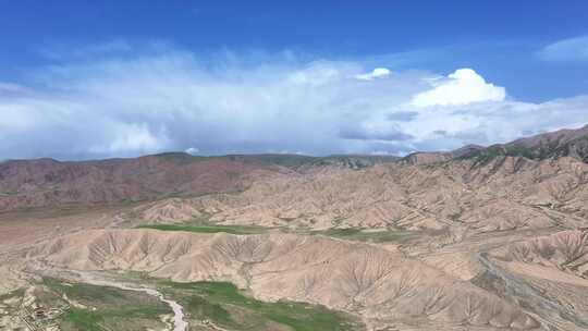 青海山丘航拍