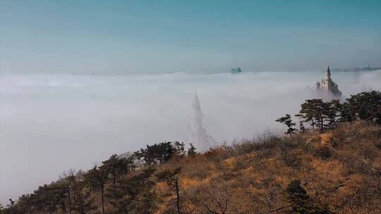 白云深处航拍，这样的风景让我迷恋