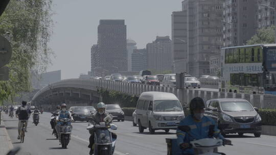 城市车流 城市出行 汽车行驶