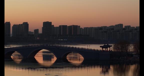 济南航拍城市风光